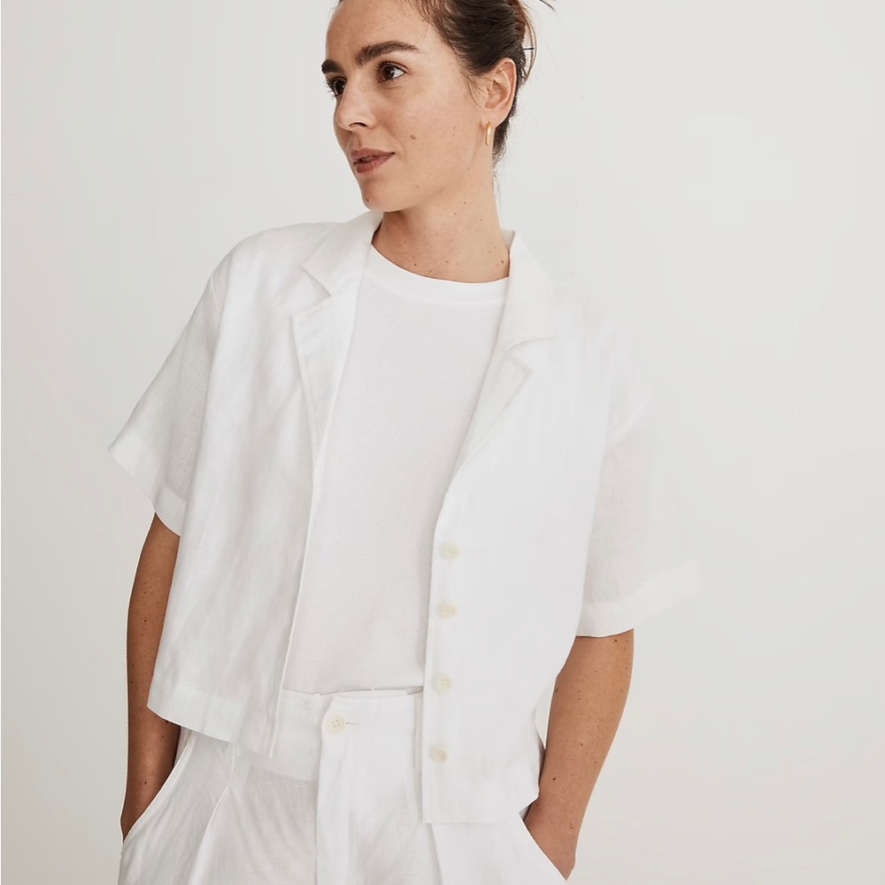 Madewell 100% Linen Resort Shirt